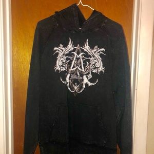 Stonewashed Affliction Hoodie